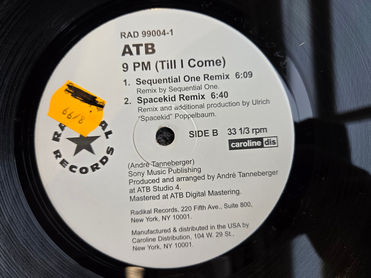 ATB 9 PM TILL I COME 12"