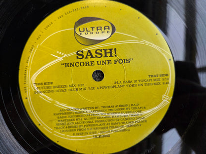 SASH! ENCORE UNE FOIS 12"