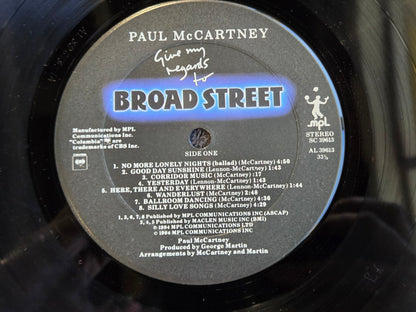 PAUL MCCARTNEY GIVE MY REGARDS TO BROAD
