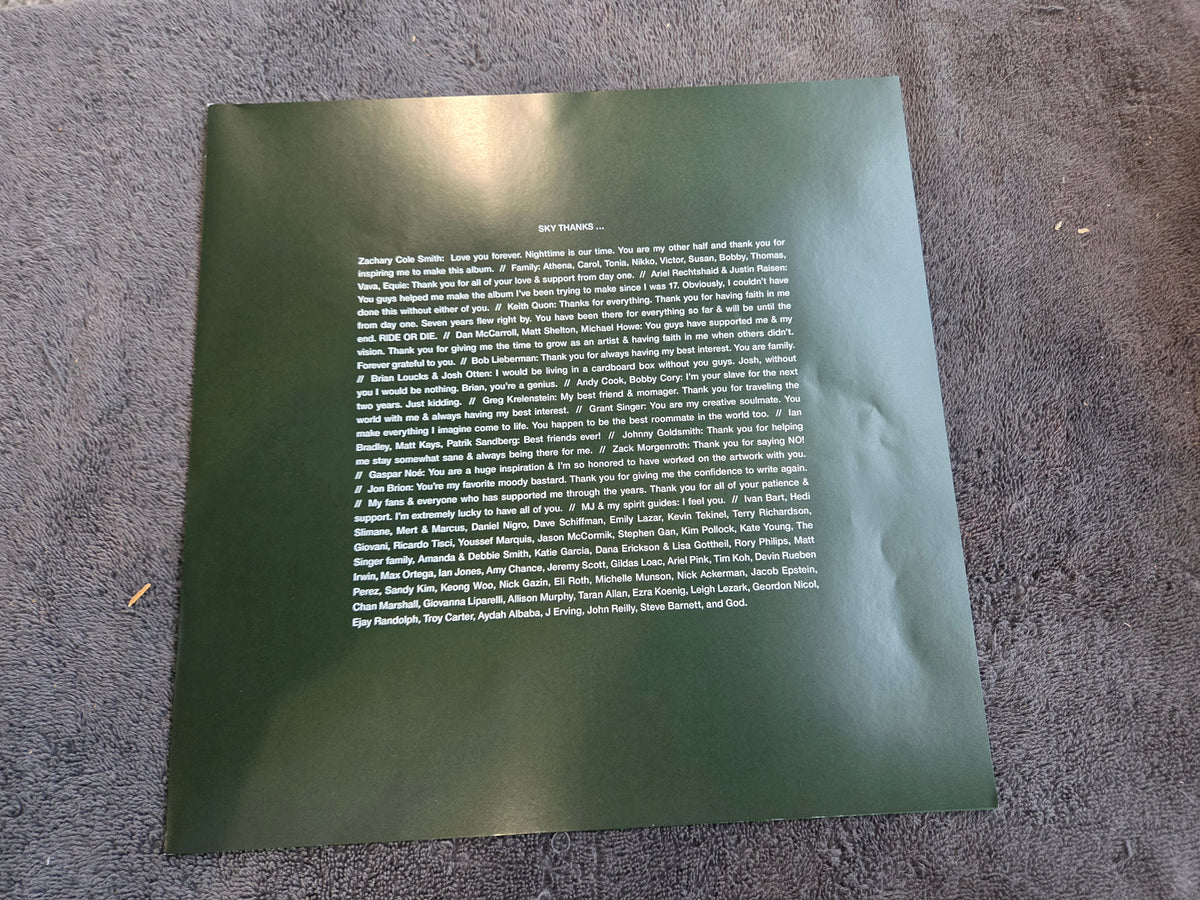 SKY FERREIRA NIGHT TIME MY TIME IRIDESCENT GREEN