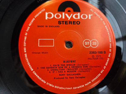RORY GALLAGHER BLUEPRINT UK IMP