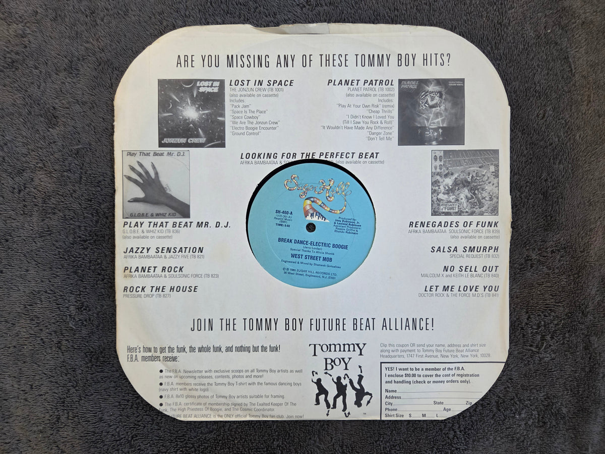WEST STREET MOB BREAK DANCE ELECTRIC BOOGIE 12"