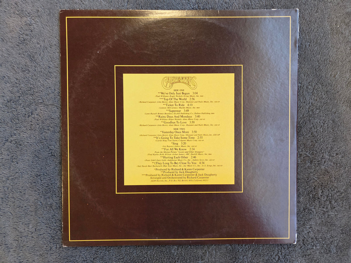 CARPENTERS THE SINGLES 1969-1973