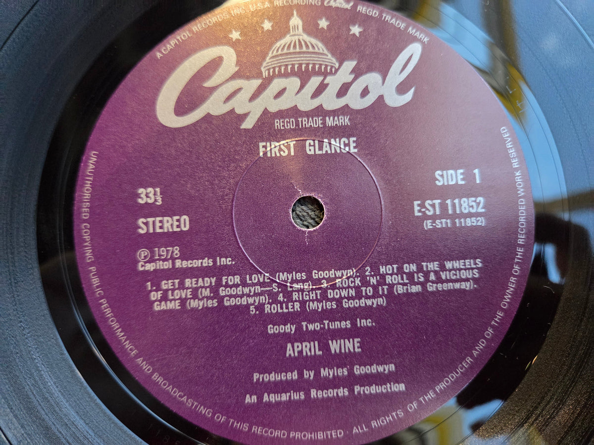 APRIL WINE FIRST GLANCE UK IMP