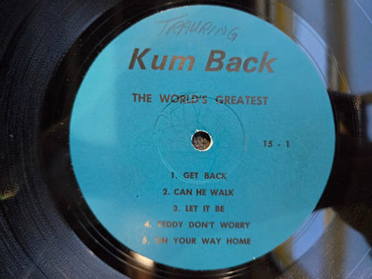 BEATLES KUM BACK BLUE LABEL