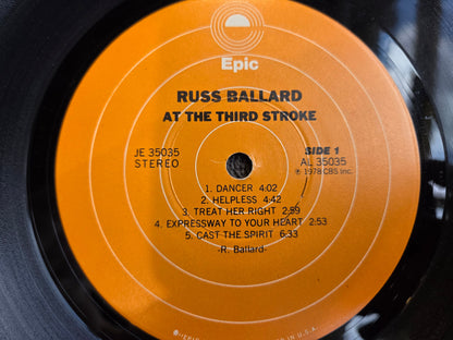 RUSS BALLARD AT THE THIRD STROKE
