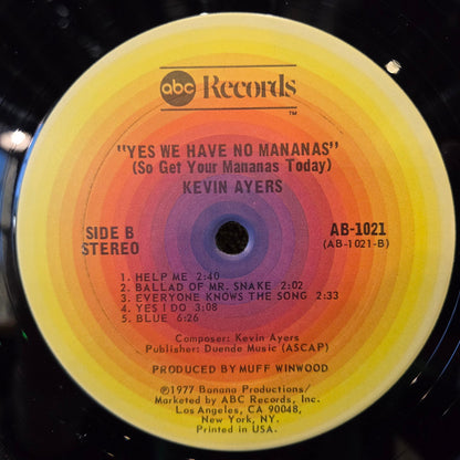 KEVIN AYERS YES WE HAVE NO MANANAS