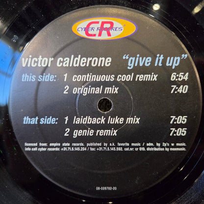 VICTOR CALDERONE GIVE IT UP NL IMP