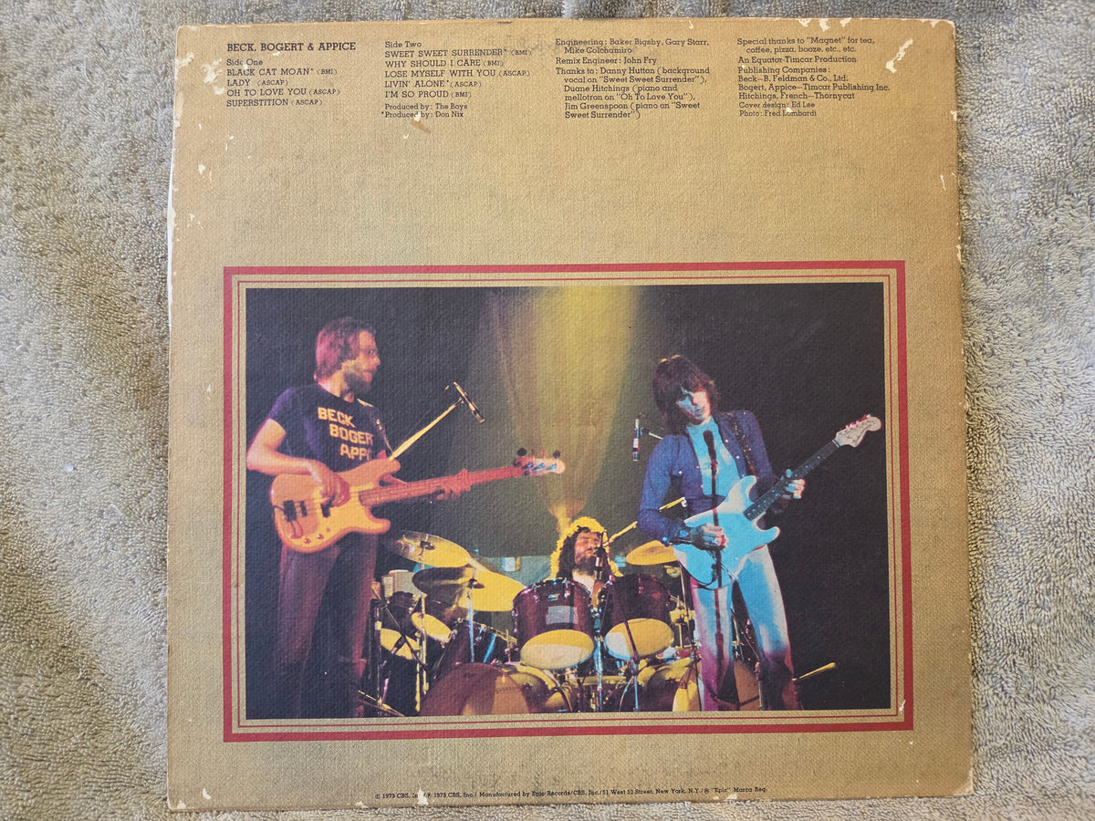 BECK BOGERT APPICE S/T 1P YEL EPIC
