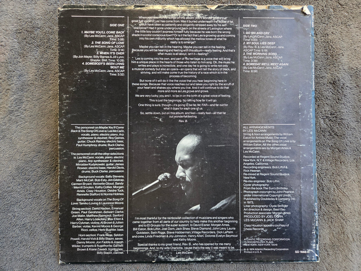 LES MCCANN ANOTHER BEGINNING