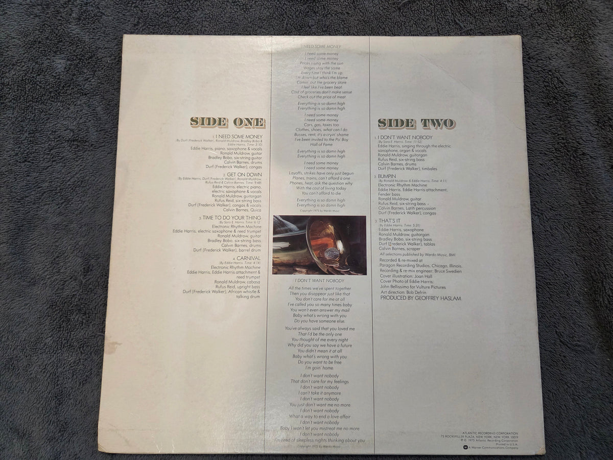 EDDIE HARRIS I NEED SOME MONEY