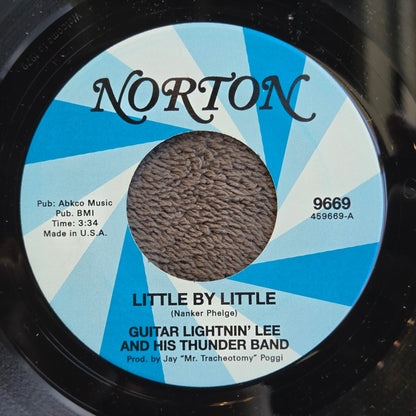GUITAR LIGHTNIN LEE LITTLE BY LITTLE 7"