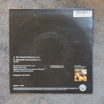 INTERPOL THE HEINRICH MANEUVER PS 7"