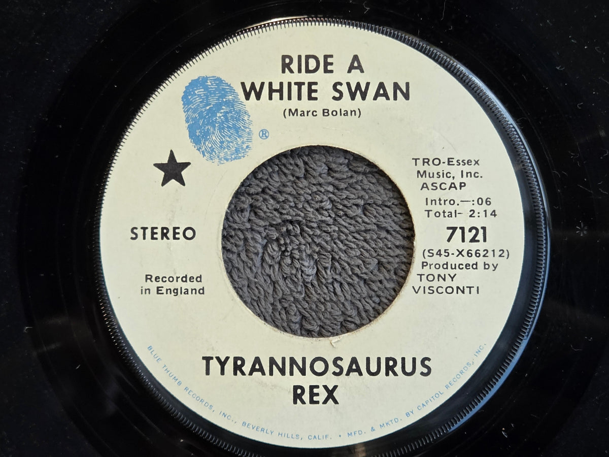 T REX RIDE A WHITE SWAN 7"