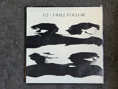 U2 I WILL FOLLOW PROMO PS 7"