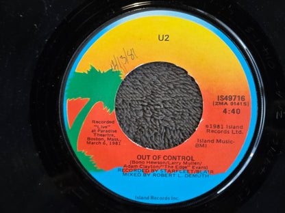 U2 I WILL FOLLOW PROMO PS 7"