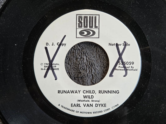 EARL VAN DYKE RUNAWAY CHILD WLP 7"