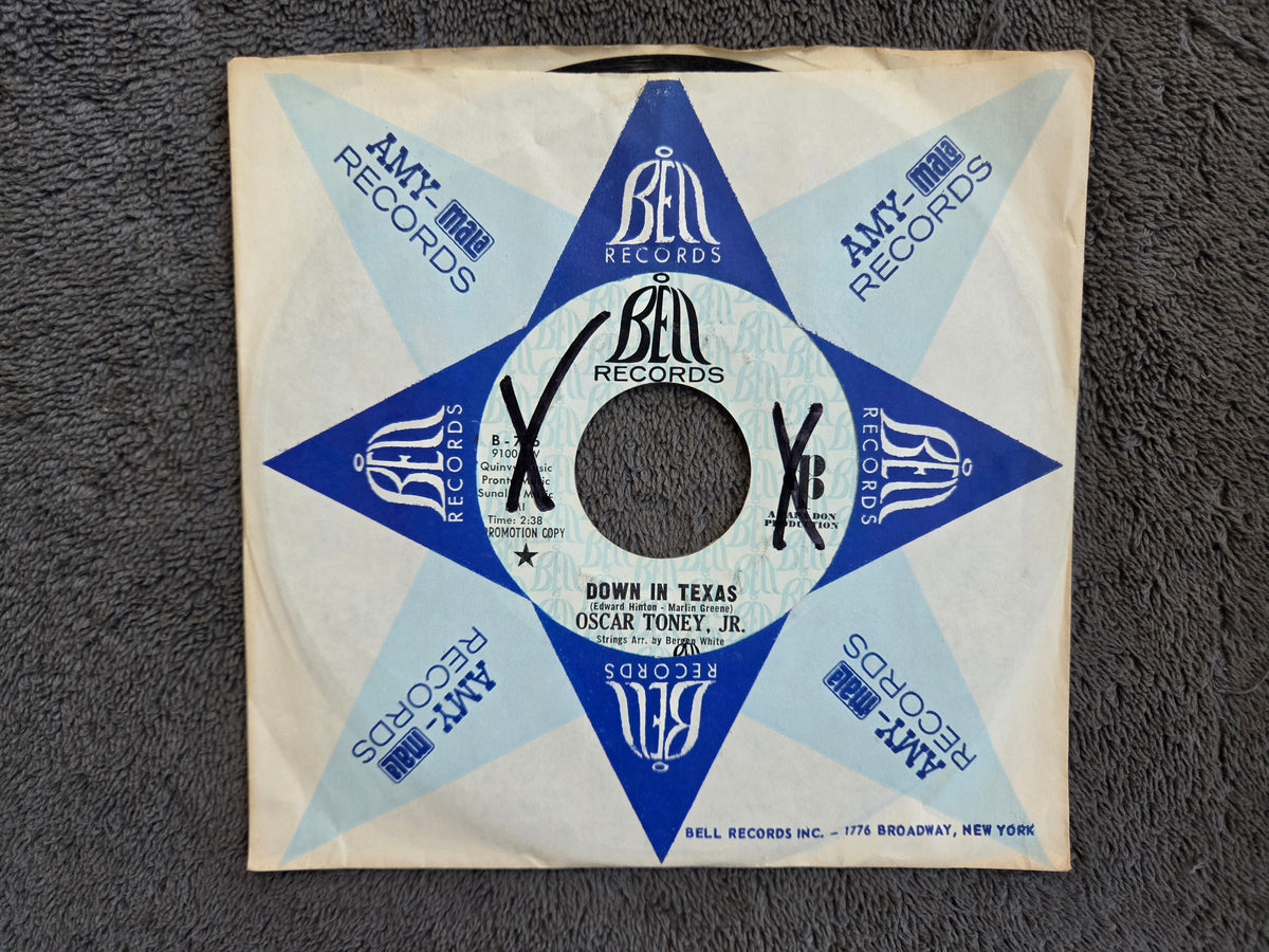 OSCAR TONEY DOWN IN TEXAS PROMO 7"