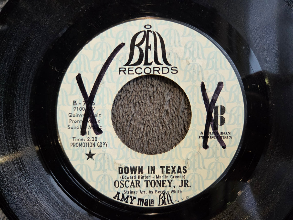 OSCAR TONEY DOWN IN TEXAS PROMO 7"