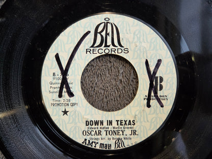 OSCAR TONEY DOWN IN TEXAS PROMO 7"