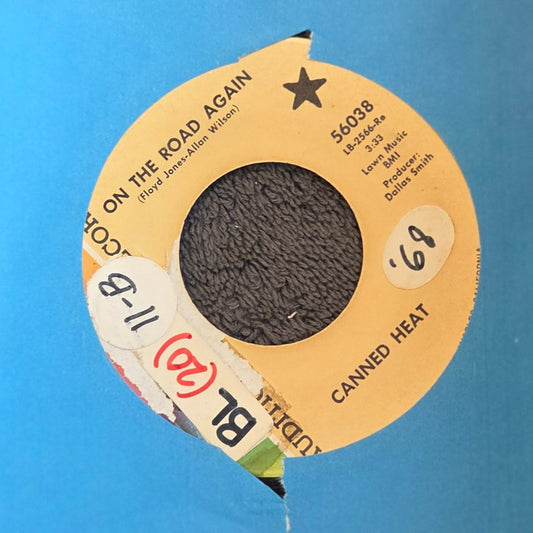 CANNED HEAT ON THE ROAD AGAIN AUDITION 7"