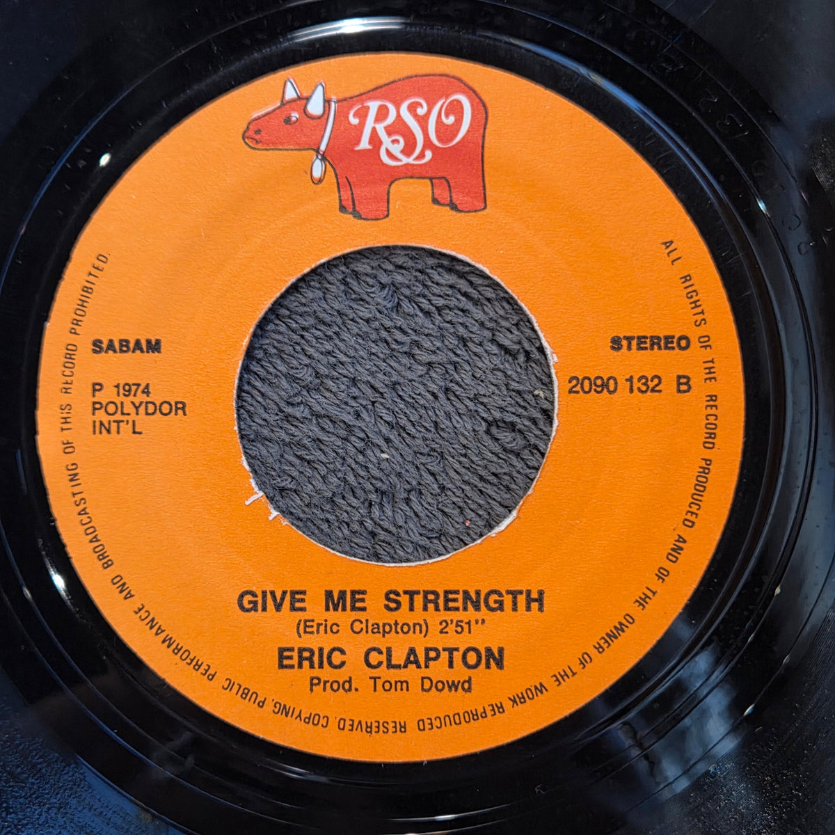 ERIC CLAPTON I SHOT THE SHERIFF PS BEL IMP 7"