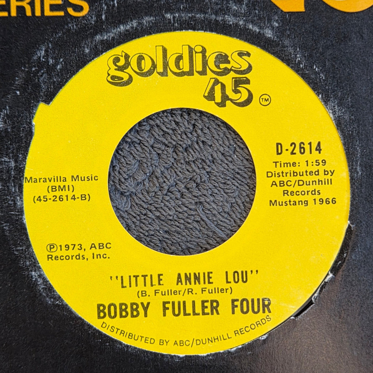 BOBBY FULLER FOUR I FOUGHT THE LAW 7" RE