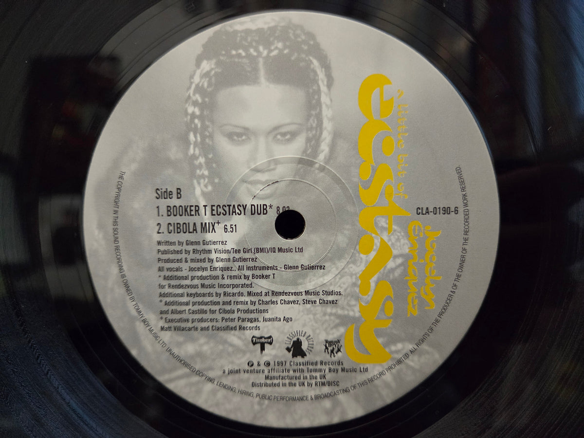 JOCELYN ENRIQUEZ A LITTLE OF ECSTASY UK IMP 12"
