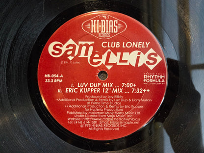 SAM ELLIS CLUB LONELY 12"