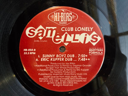 SAM ELLIS CLUB LONELY 12"