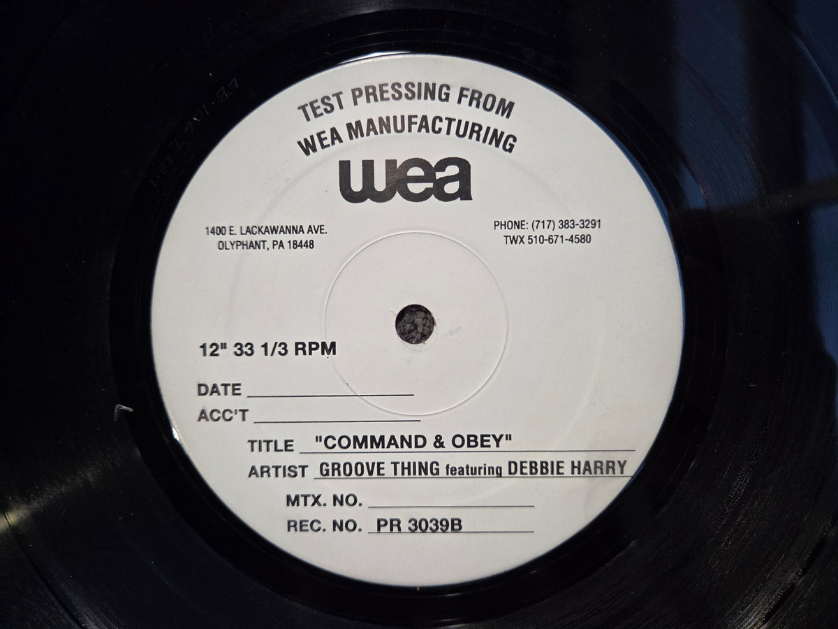 GROOVE THING COMMAND & OBEY TP 12"