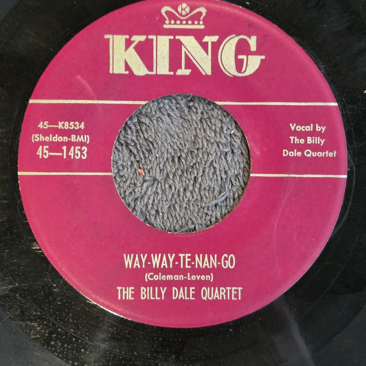 BILLY DALE QUARTET COLD AT HEART 7"