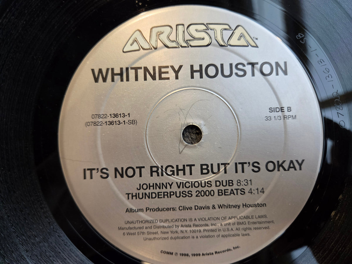 WHITNEY HOUSTON HEARTBREAK HOTEL DANCE MIXES 12"