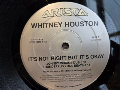 WHITNEY HOUSTON HEARTBREAK HOTEL DANCE MIXES 12"