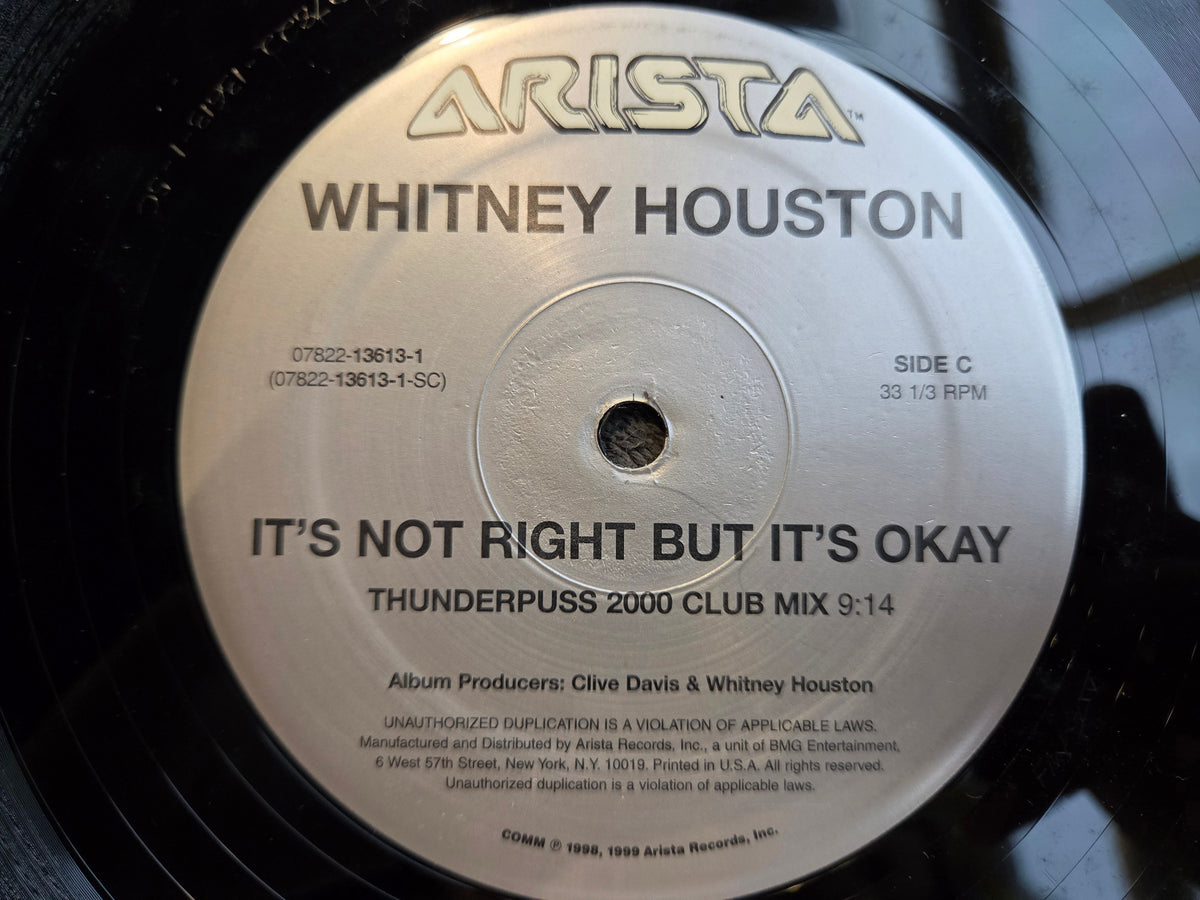 WHITNEY HOUSTON HEARTBREAK HOTEL DANCE MIXES 12"