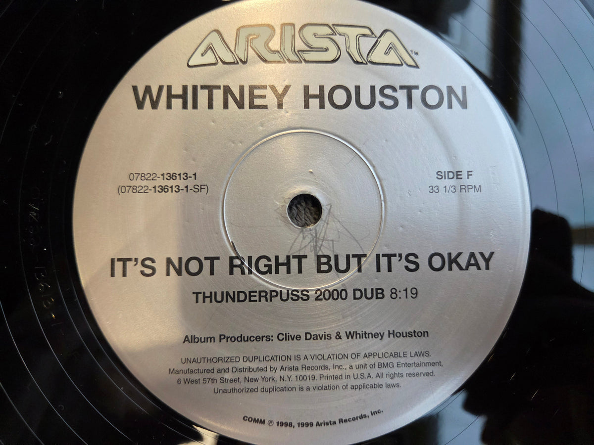 WHITNEY HOUSTON HEARTBREAK HOTEL DANCE MIXES 12"