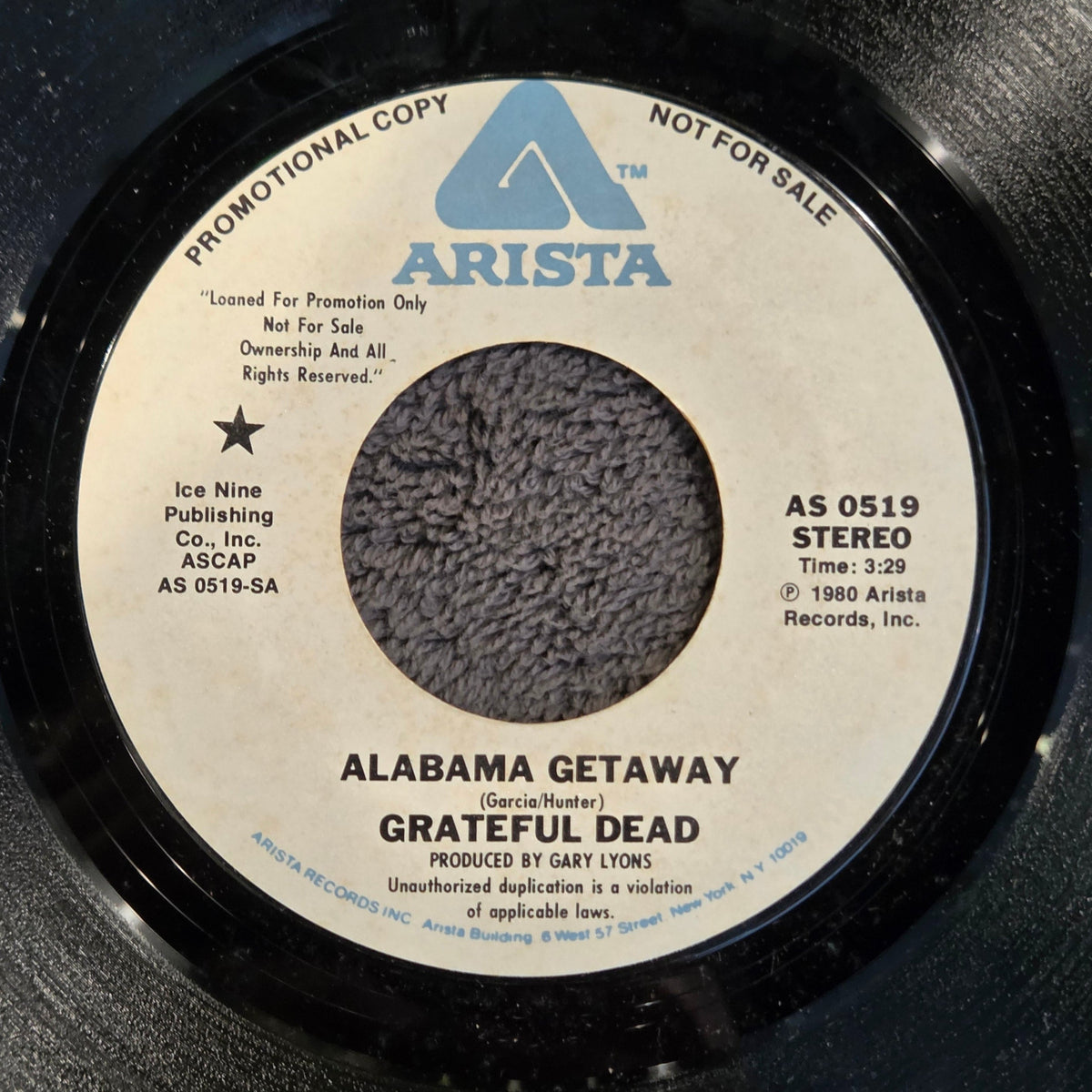 GRATEFUL DEAD ALABAMA GETAWAY WLP 7"