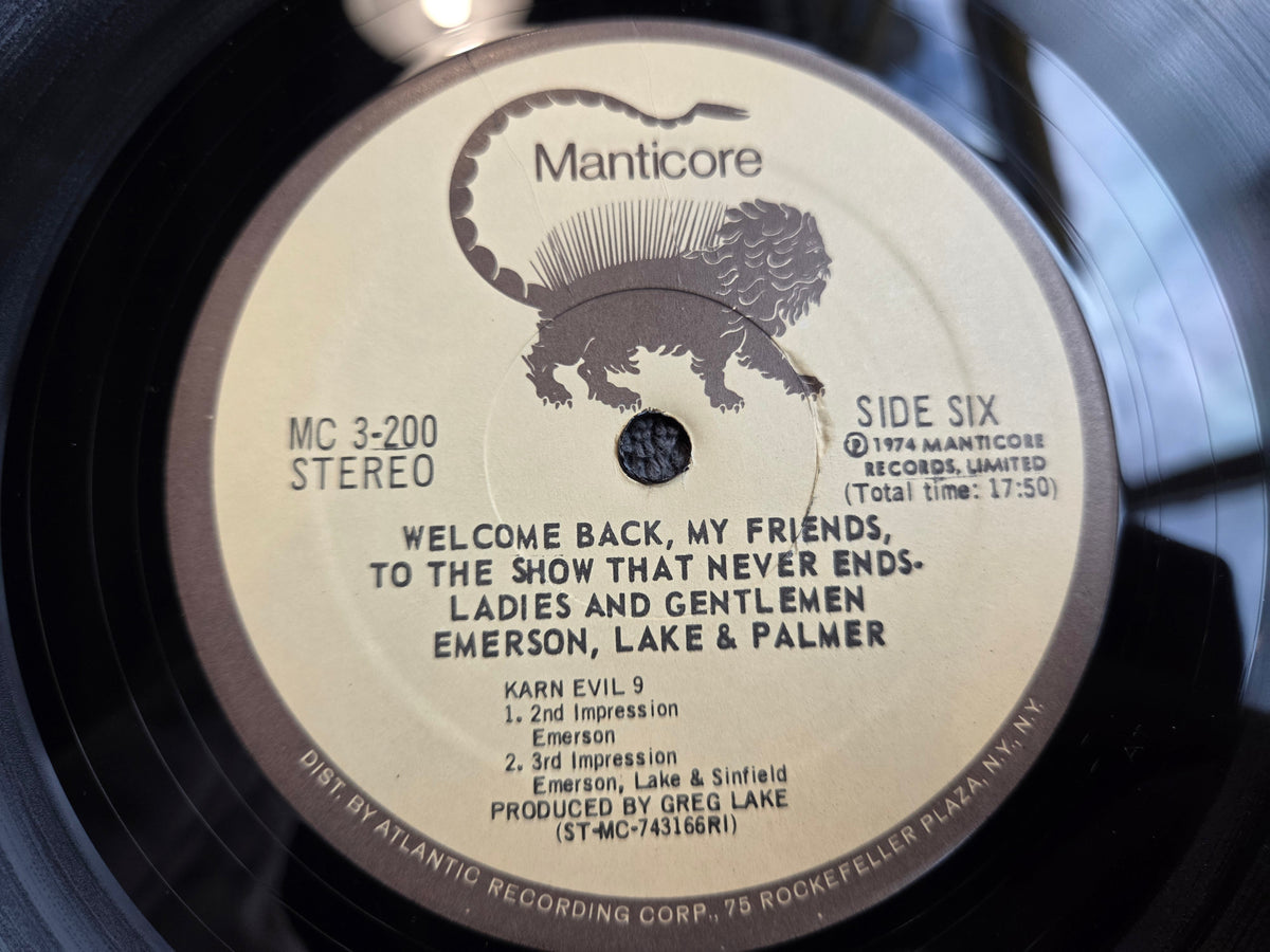 EMERSON LAKE & PALMER WELCOME BACK MY FRIENDS