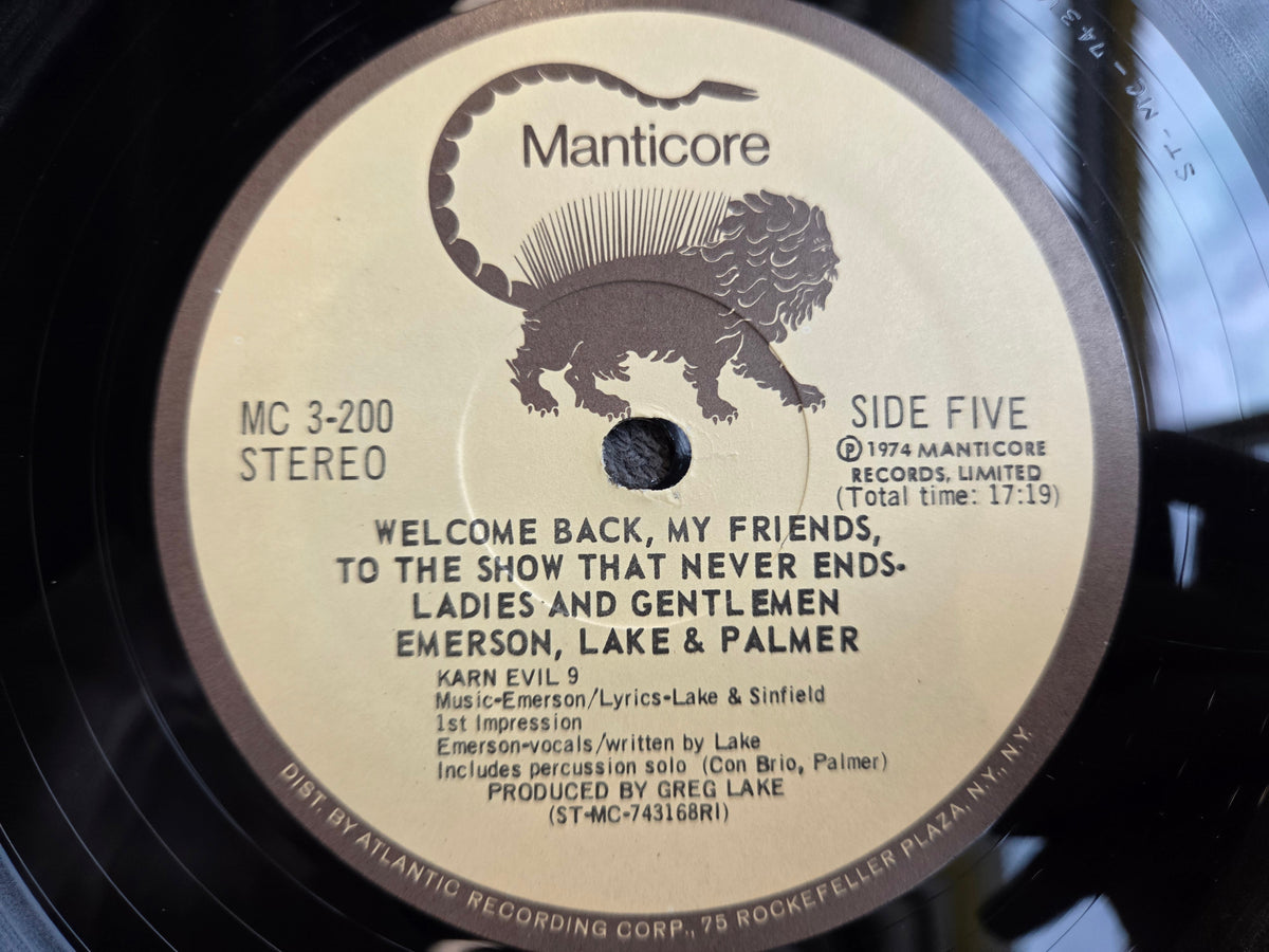 EMERSON LAKE & PALMER WELCOME BACK MY FRIENDS