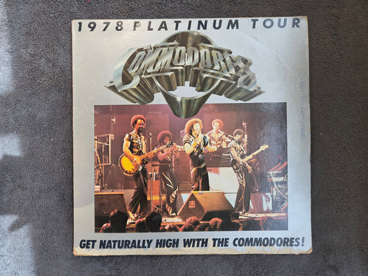 COMMODORES 1978 PLATINUM TOUR PROMO SILVER