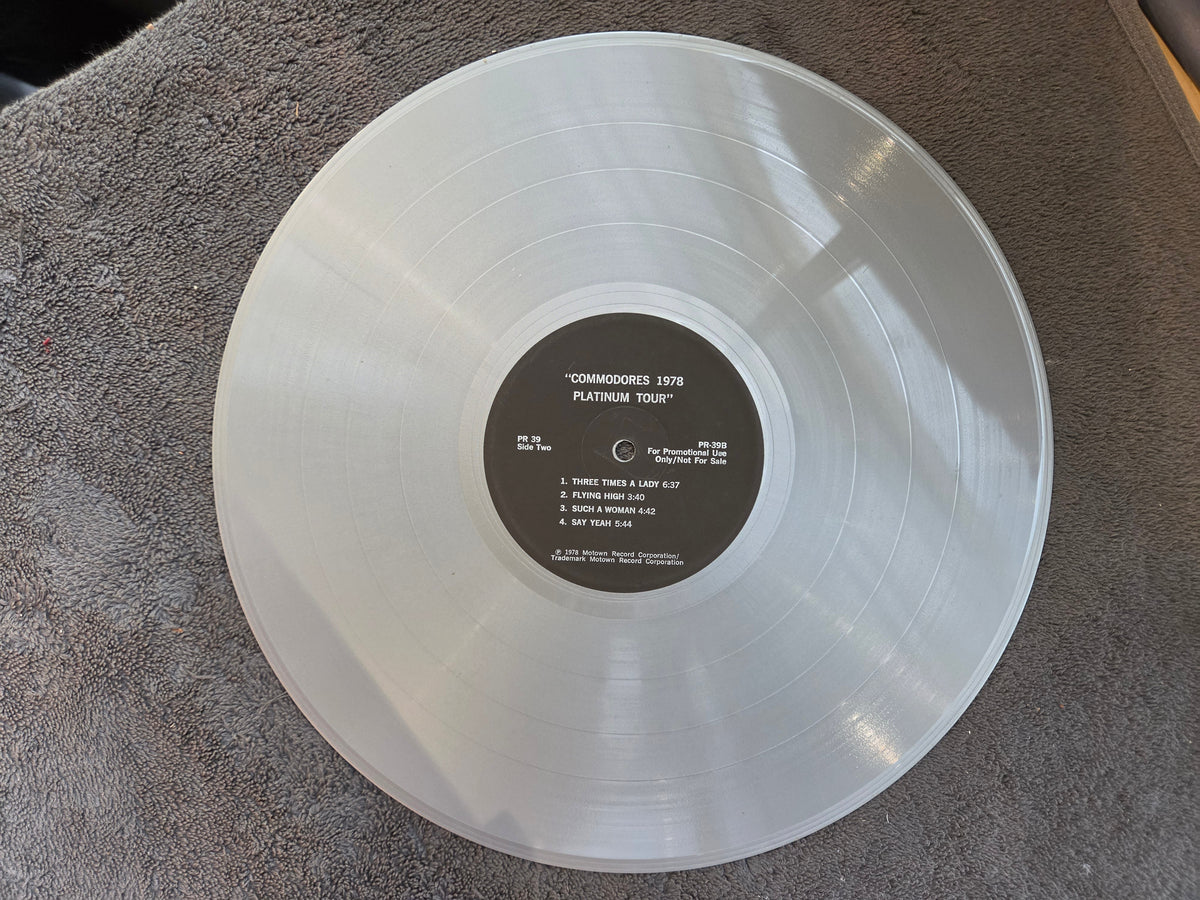 COMMODORES 1978 PLATINUM TOUR PROMO SILVER