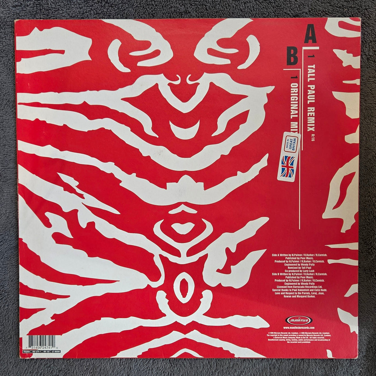 TASTE XPERIENCE SUMMERSAULT UK IMP 12"