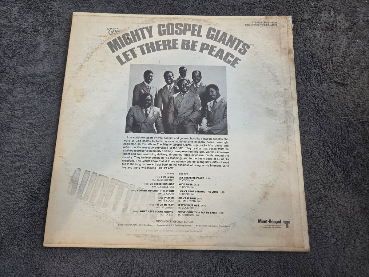 MIGHTY GOSPEL GIANTS LET THERE BE PEACE