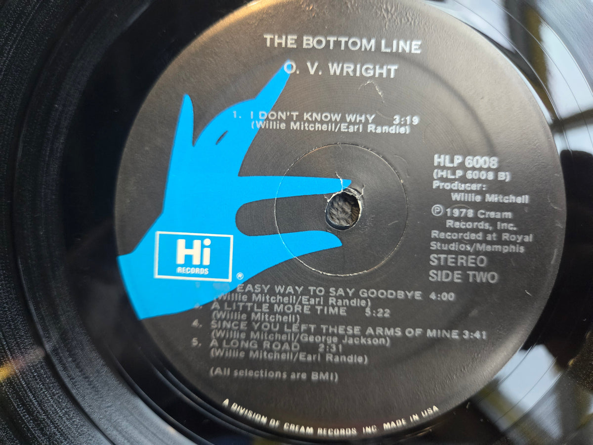 OV WRIGHT THE BOTTOM LINE