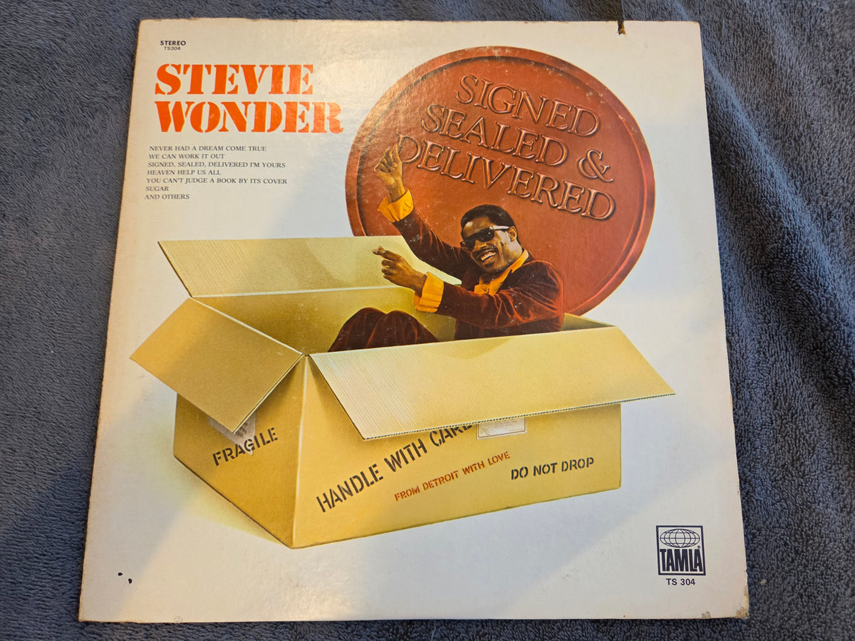 STEVIE WONDER SIGNED SEALED & DELIVERED