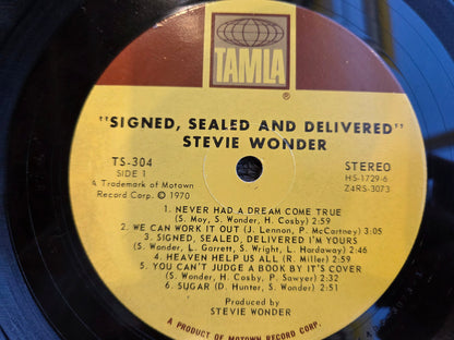 STEVIE WONDER SIGNED SEALED & DELIVERED
