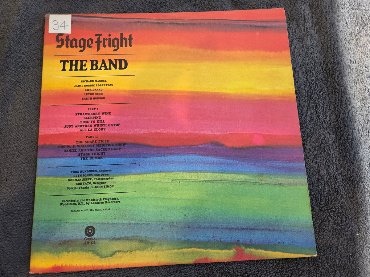BAND STAGE FRIGHT 1P GREEN CAPITOL