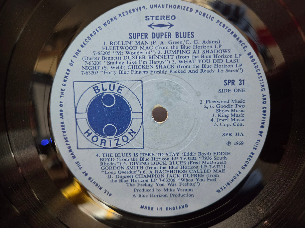 SUPER DUPER BLUES V/A UK IMP