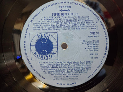 SUPER DUPER BLUES V/A UK IMP