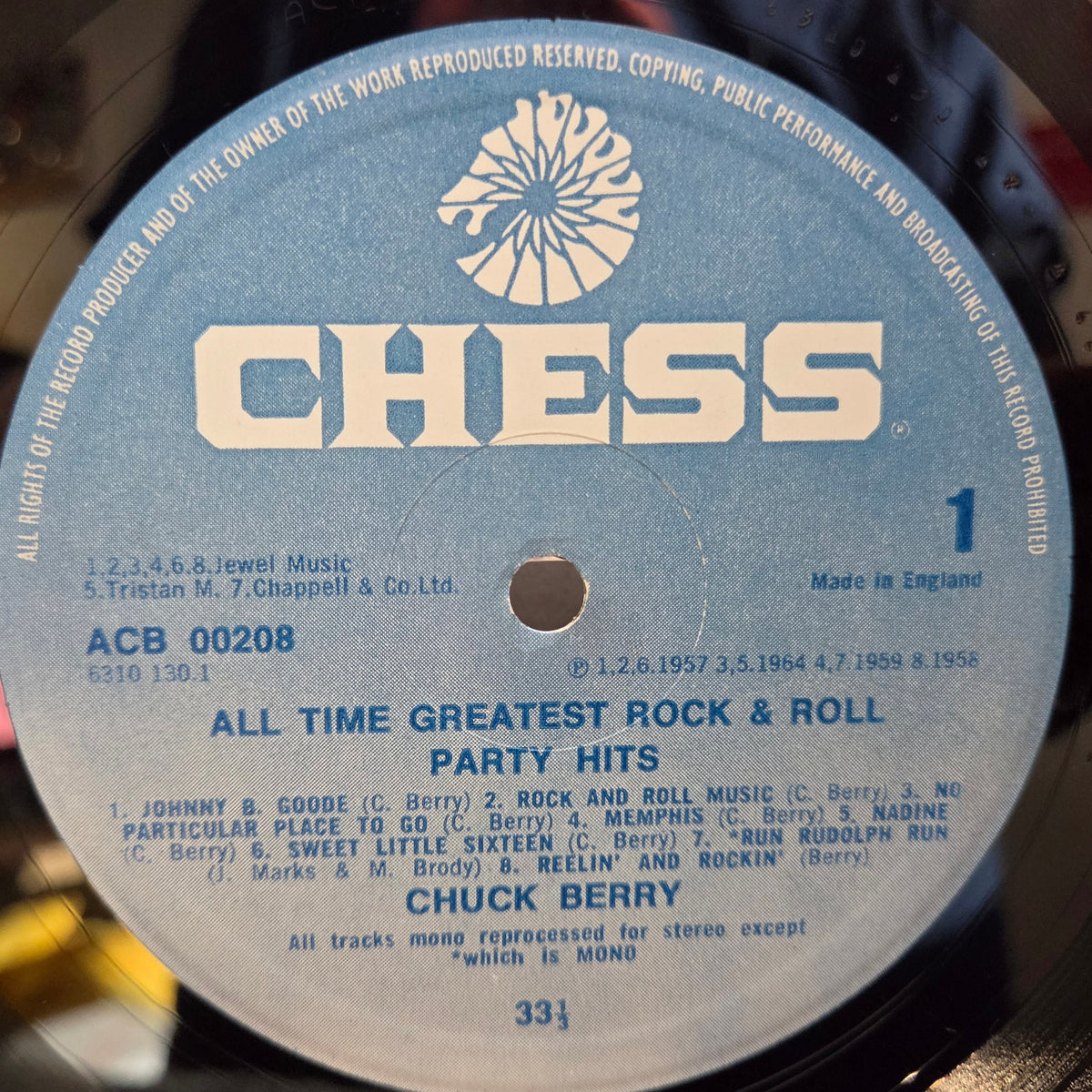 CHUCK BERRY ALL TIME ROCK N ROLL PARTY HITS UK IMP